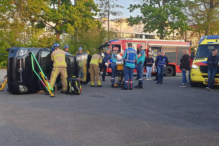 Multidisciplinaire oefening door hulpdiensten