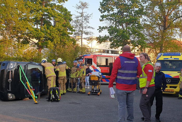 Multidisciplinaire oefening door hulpdiensten