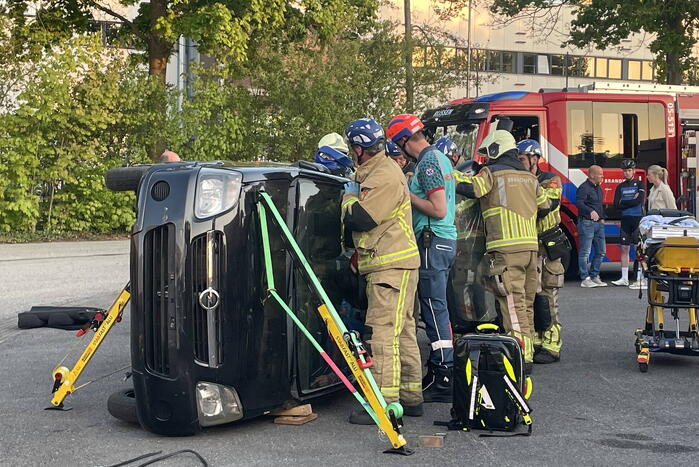 Multidisciplinaire oefening door hulpdiensten