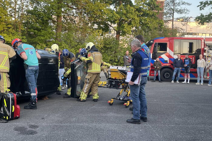 Multidisciplinaire oefening door hulpdiensten