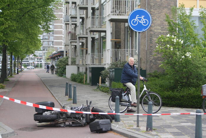 Motorrijder gewond bij ongeval
