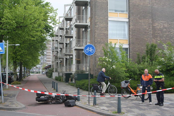 Motorrijder gewond bij ongeval