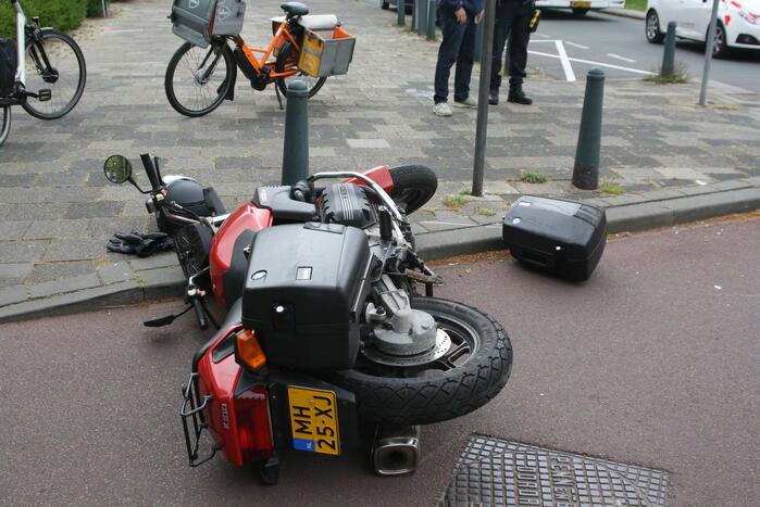Motorrijder gewond bij ongeval