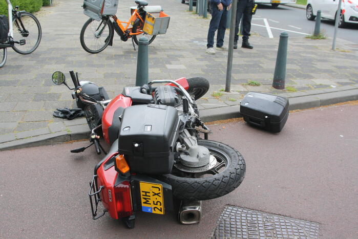 Motorrijder gewond bij ongeval