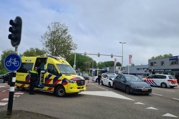 Gewonde bij kop-staart botsing