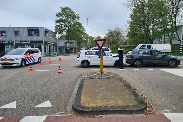 Gewonde bij kop-staart botsing
