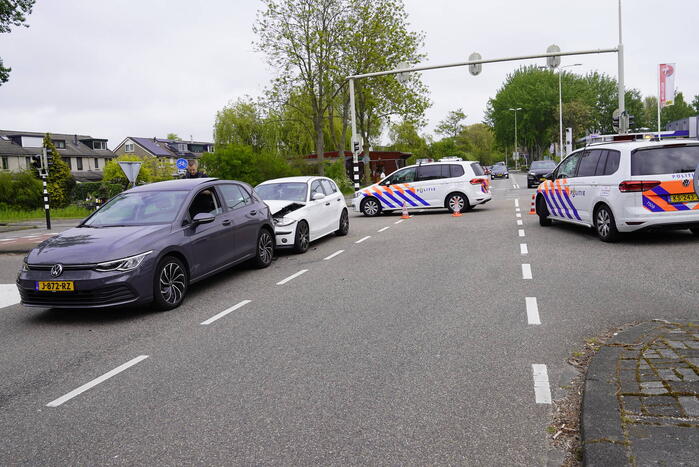 Gewonde bij kop-staart botsing