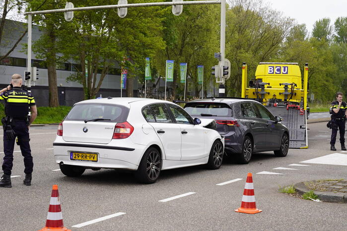 Gewonde bij kop-staart botsing