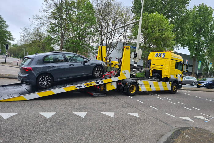 Gewonde bij kop-staart botsing