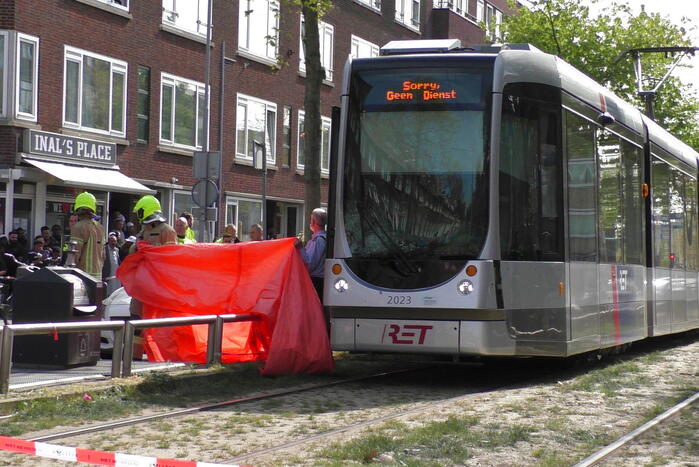 Persoon ernstig gewond bij aanrijding met tram