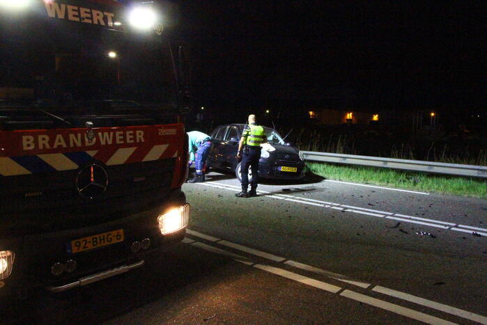Gewonde na botsing tussen twee voertuigen