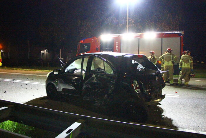 Gewonde na botsing tussen twee voertuigen