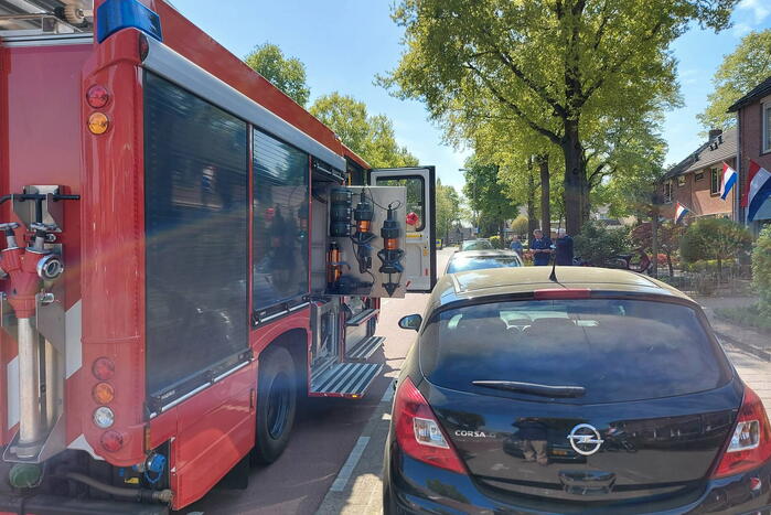 Geknapte waterleiding zet keuken blank