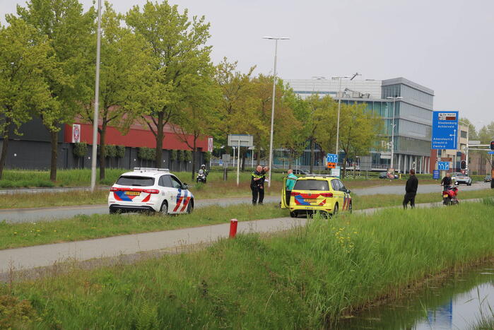 Motorrijder gewond bij eenzijdig ongeval