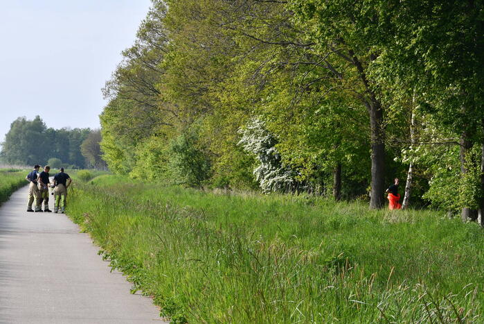 Brandweer druk met zoekgeraakte hond Dash