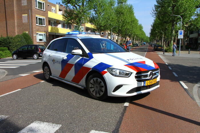 Fietser aangereden op kruising