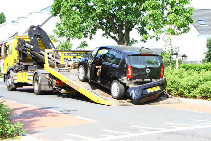 Fietser aangereden op kruising