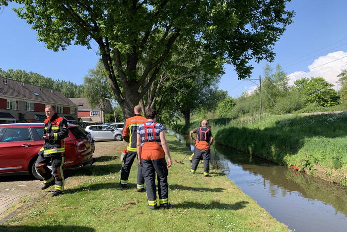 Kinderfiets aangetroffen in sloot