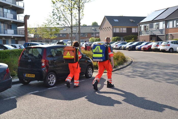 Traumahelikopter trekt veel bekijks