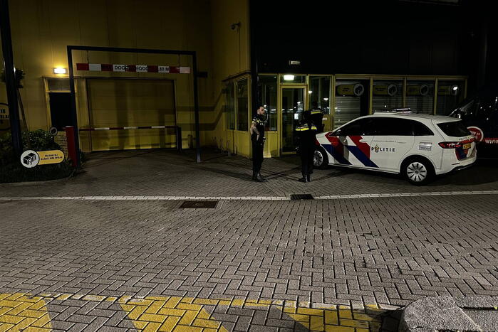 Politie onderzoekt pand na inbraakalarm