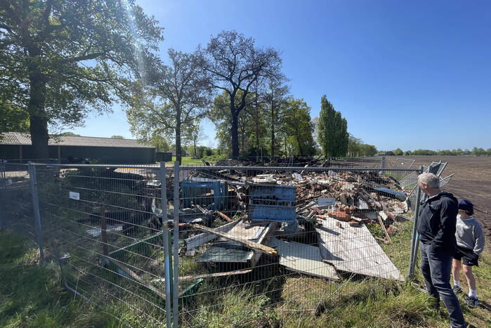 Day-after grote brand bij boerderij