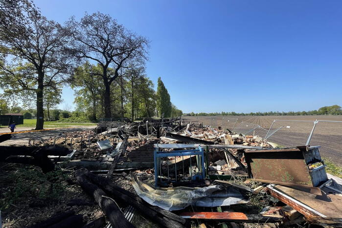 Day-after grote brand bij boerderij