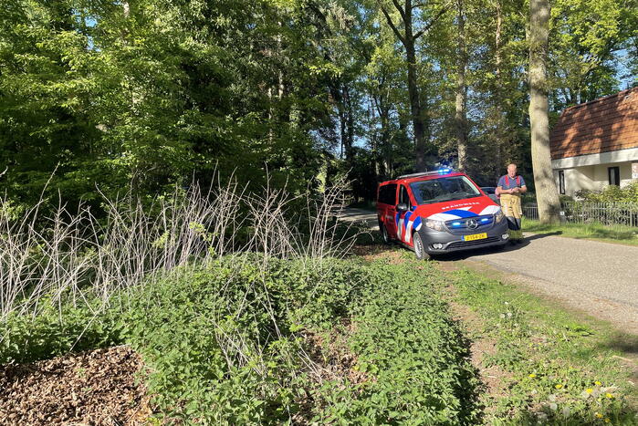 Brand in bosperceel snel geblust