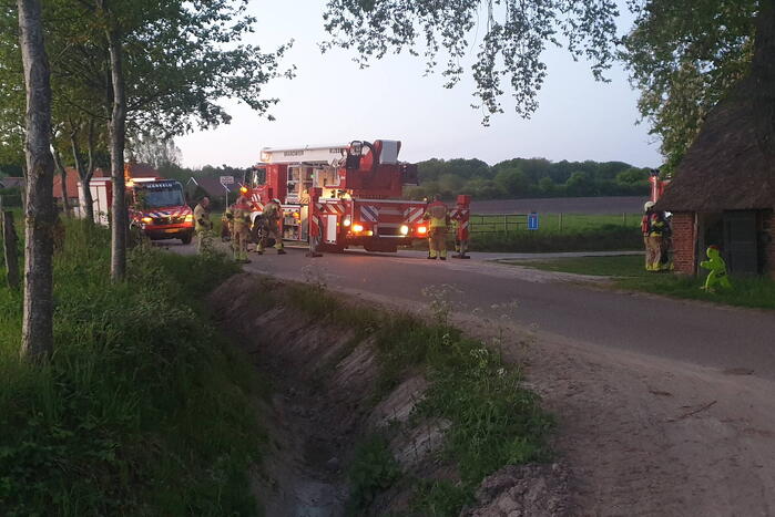 Brand in schoorsteen