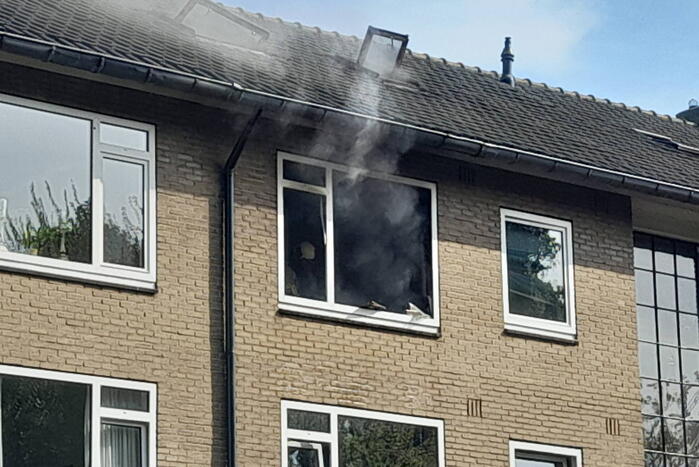 Felle brand in appartementencomplex
