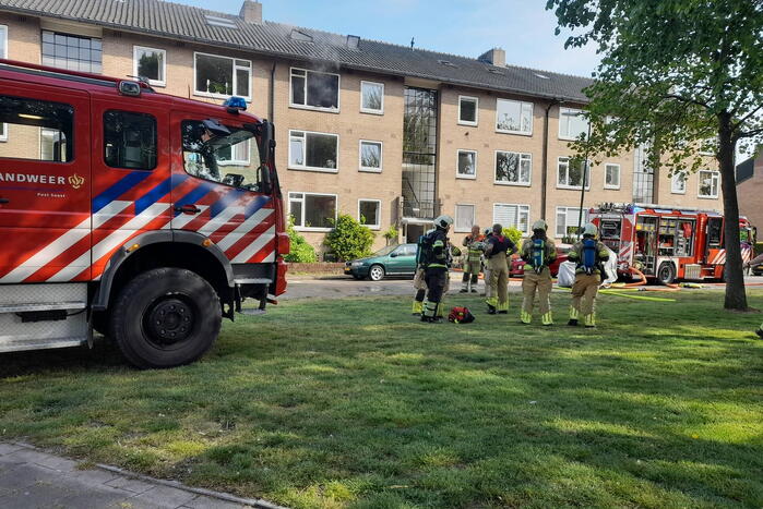 Felle brand in appartementencomplex