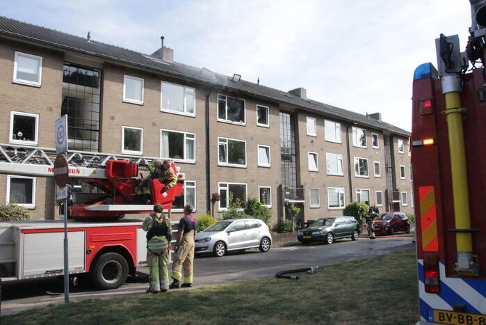 Felle brand in appartementencomplex