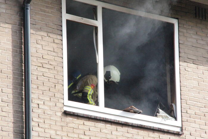 Felle brand in appartementencomplex