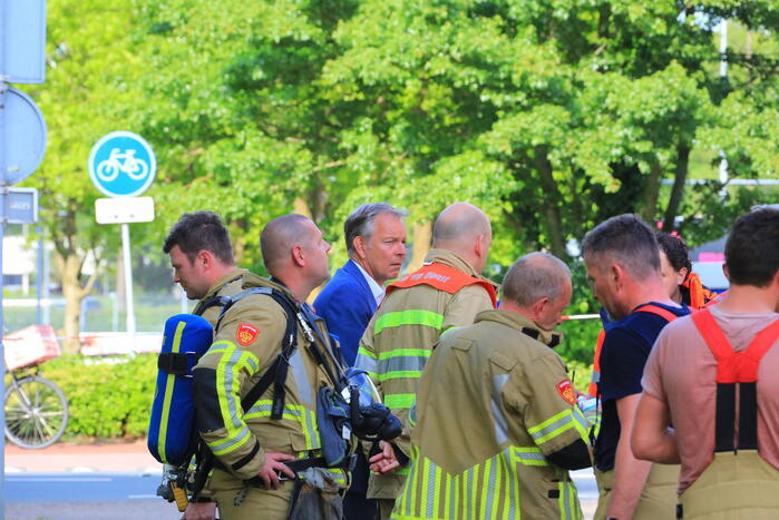 Felle brand in appartementencomplex