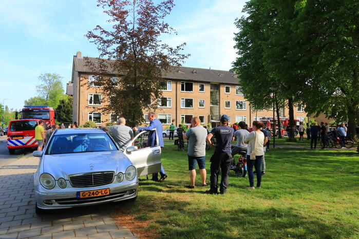 Felle brand in appartementencomplex