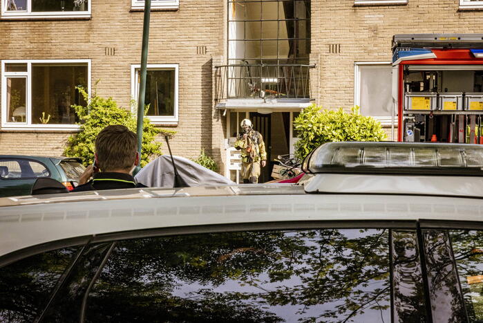 Felle brand in appartementencomplex