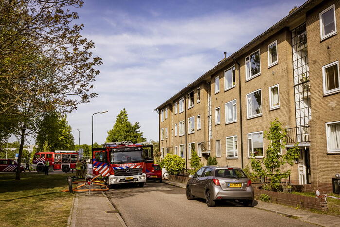 Felle brand in appartementencomplex