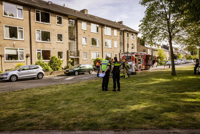 Felle brand in appartementencomplex