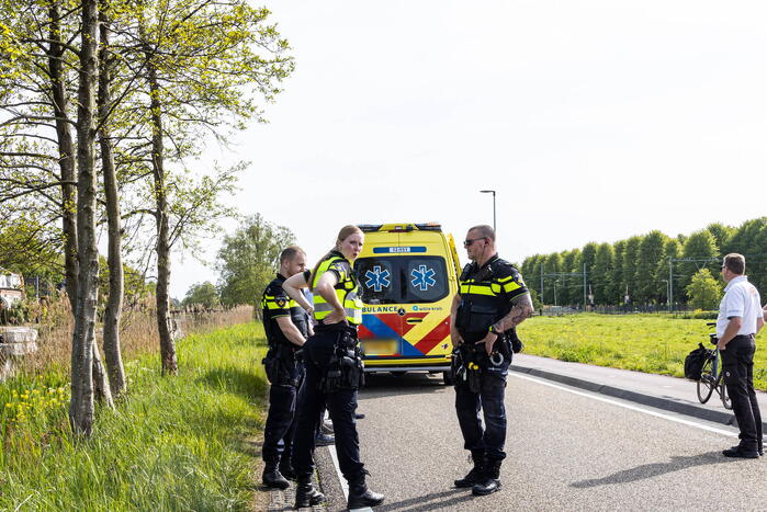 Fietser gewond na val