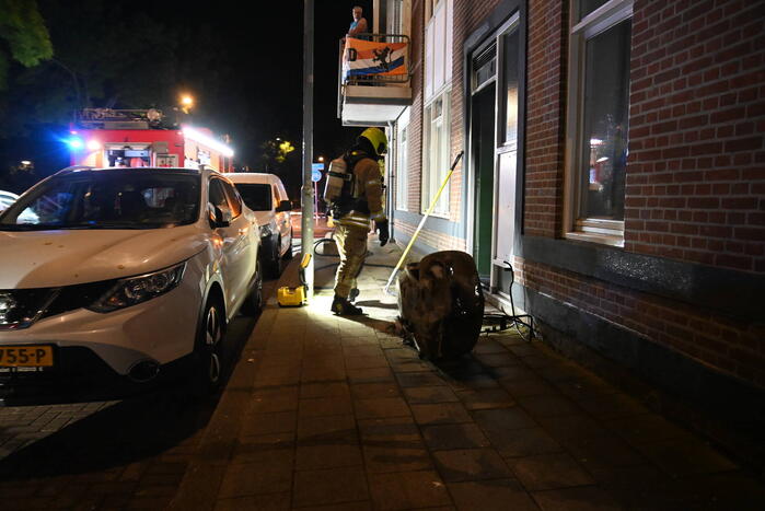 Woningen ontruimd door scooterbrand