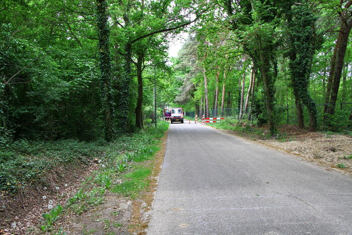 Gasleiding geknapt bij graafwerkzaamheden