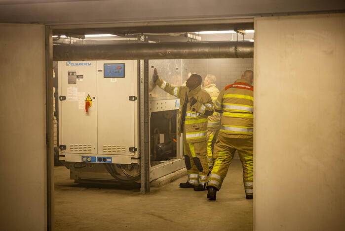 Q-Park parkeergarage dicht na brandmelding