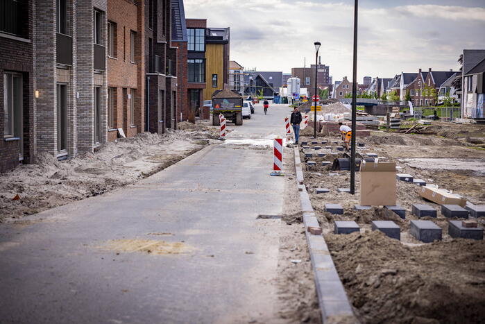 Waterlekkage op bouwterrein Laak-Zuid
