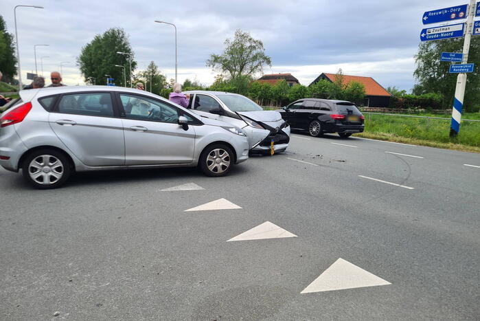 Schade bij ongeval op kruising