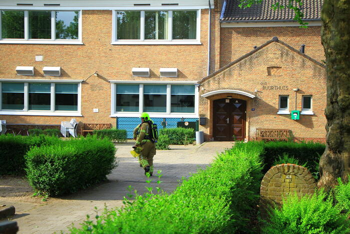 Onderzoek naar gaslekkage bij buurthuis Fatima