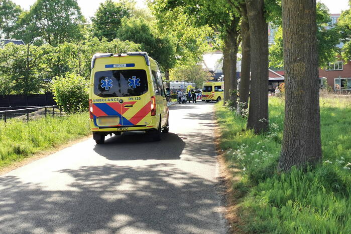 Scooterrijder gewond na val