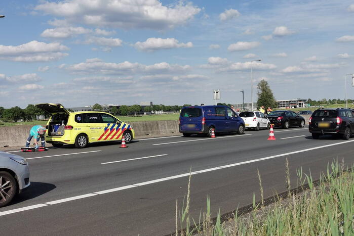 Drie voertuigen betrokken bij ongeval op snelweg