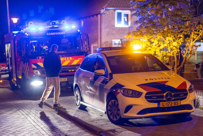 Vrachtwagen volledig uitgebrand