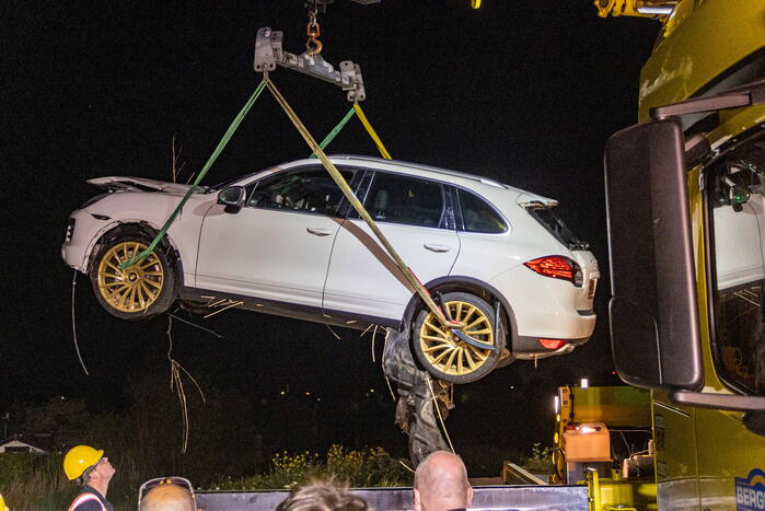 Porsche gevonden in bosjes