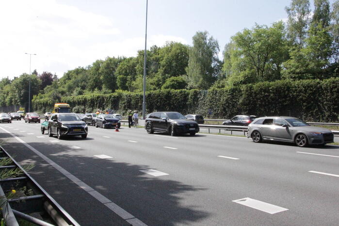 Vijf auto's betrokken bij kettingbotsing op snelweg