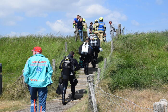 Zoekactie na melding vermiste duikers